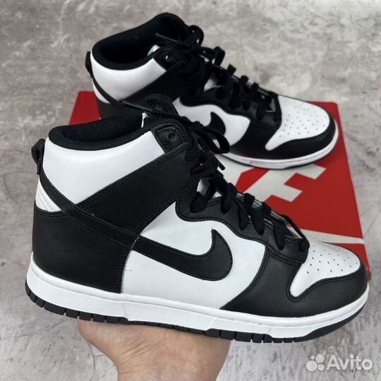 Новые Оригинал Кроссовки Nike Dunk High “Panda” 41