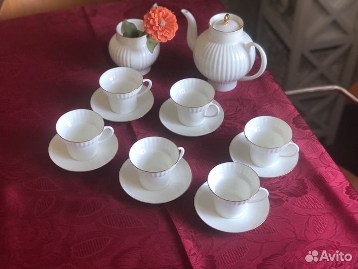 Сервиз чайный лфз новый подарочный