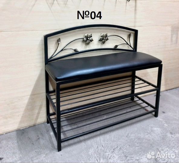 Кованая банкетка № 1-7