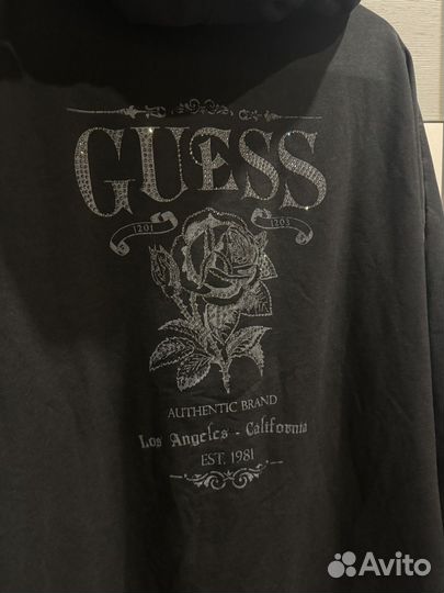 Худи guess со стразами