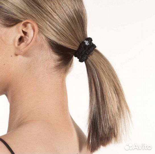 Slip skinny scrunchie Шелковая резинка для волос