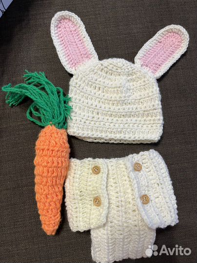 Костюм зайца на фотосессию newborn