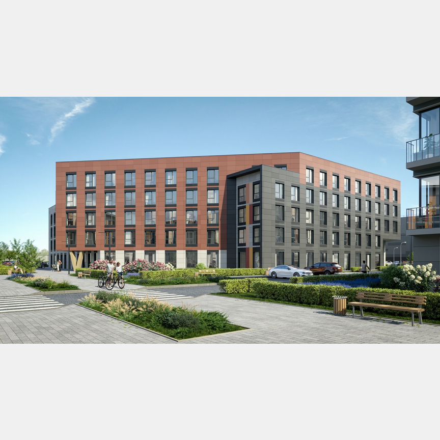 2-к. квартира, 52,4 м², 4/5 эт.