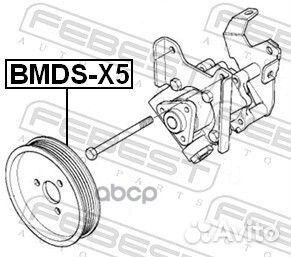 Шкив насоса гидроусилителя руля;BMW X5 E53