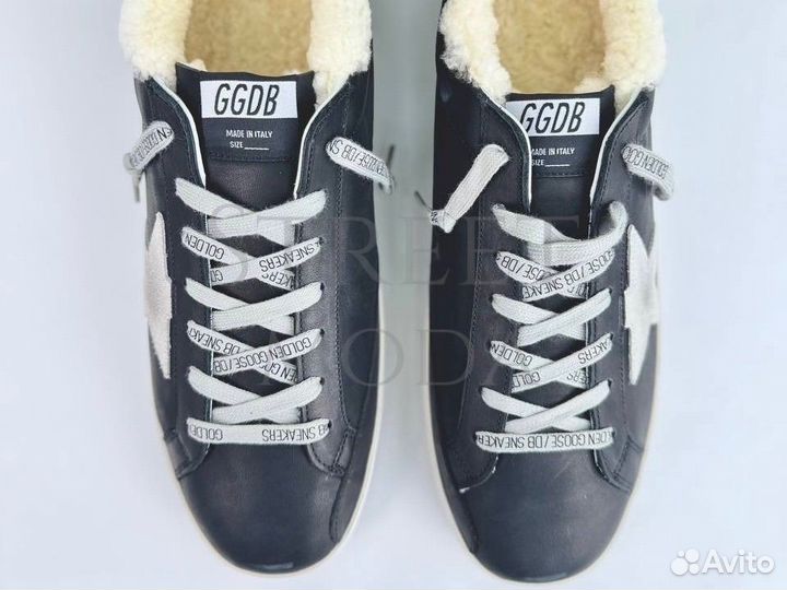 Кеды Golden Goose Superstar с мехом