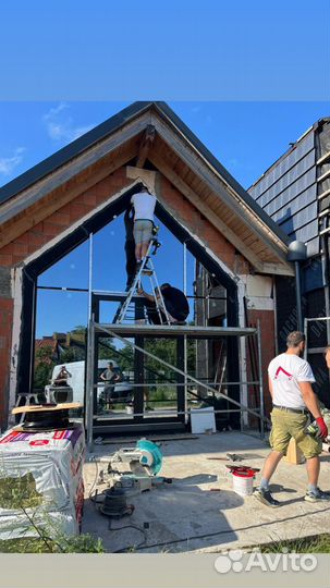 Фасадное алюминиевое остекление