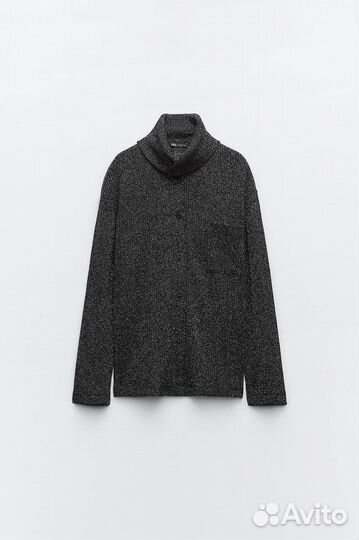 Кардиган Zara рубчик с блеском новый