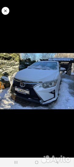 Бампер лексус стиль на камри 55