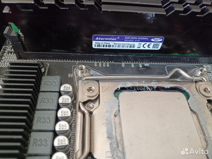 Комплект intel xeon E5-2670v3 + 16 gb ram