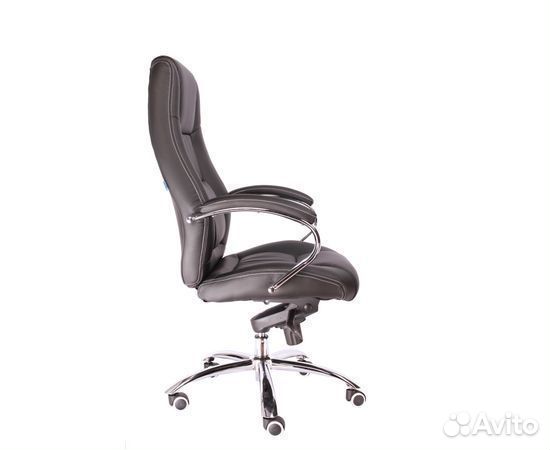 Кресло офисное EverProf Kron M Кожа Черный