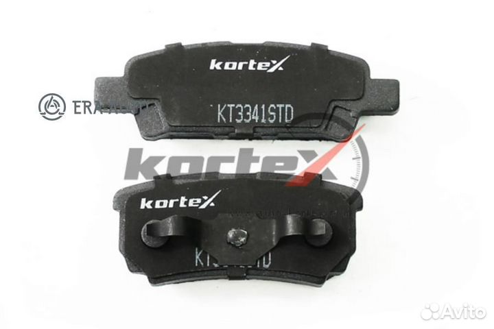 Kortex KT3341STD Колодки торм. mitsubishi lancer 03/outlander 03/dodge caliber 06- задн.к-т