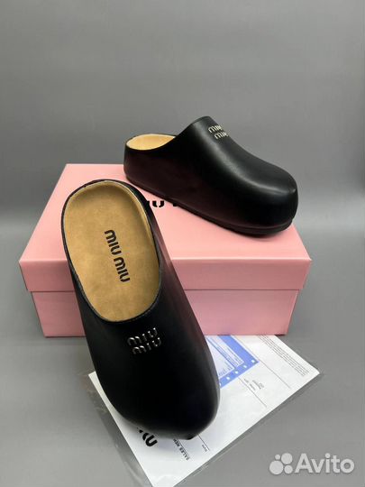 Тапочки Сабо Miu Miu Размеры 36-40
