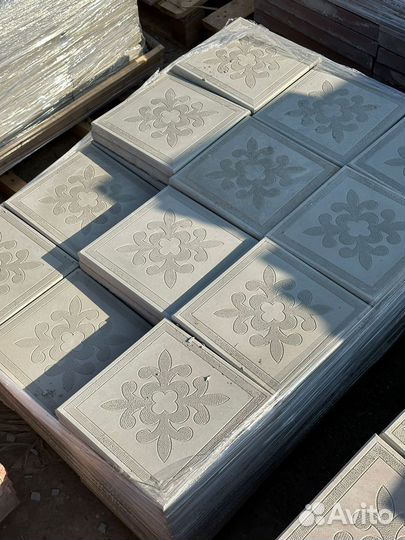 Тротуарная плитка вибропрессованная ромбик