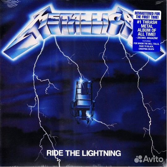 Виниловая пластинка metallica - ride THE lightning
