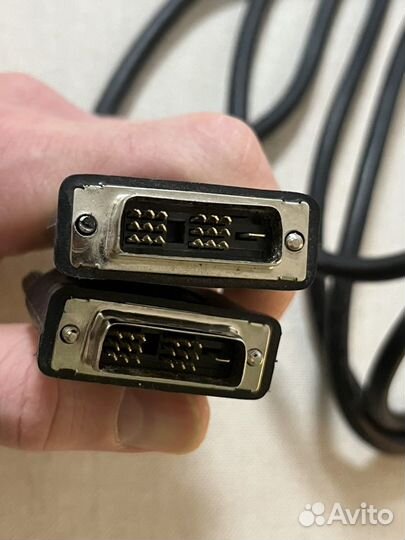 Кабель DVI-D 3м + переходник Hdmi to Dvi