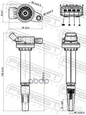 Катушка зажигания 01640-001 Febest
