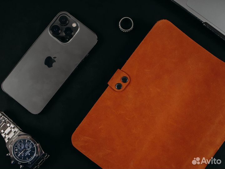 Ежедневник кожаный, тетрадь на кольцах оптом