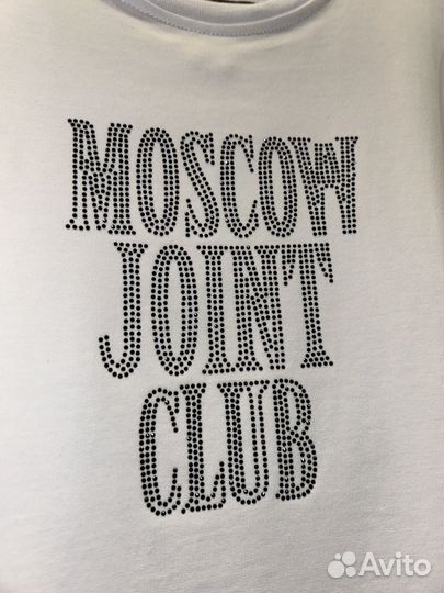 Лонгслив Moscow Joint Club xcnx белый брак