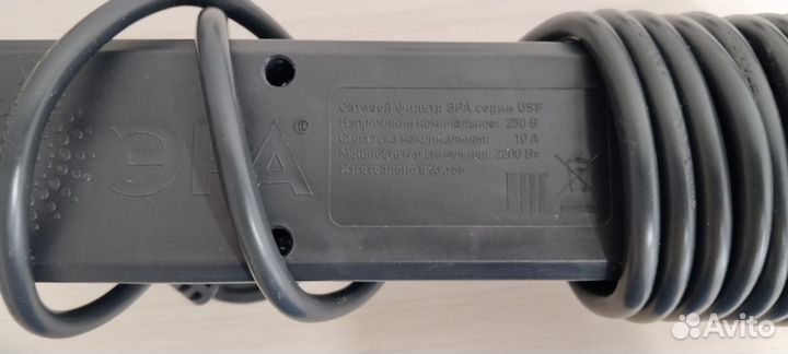 Сетевой фильтр эра USF-5es-3m-B