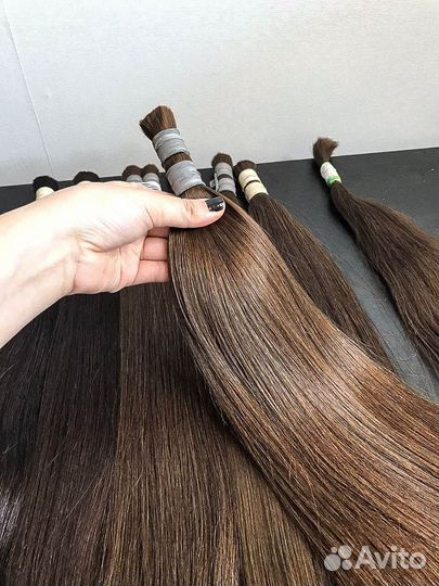 Волосы для наращивания натуральные длина 65