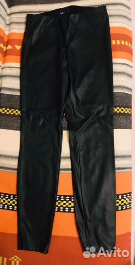 Брюки кожаные