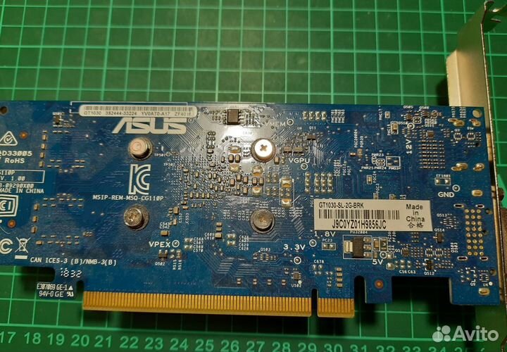 Видеокарта asus gt 1030 2gb gddr5