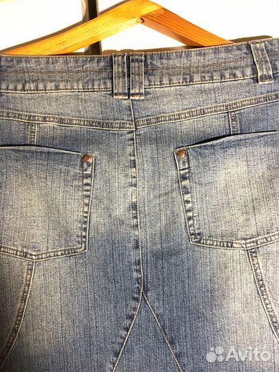 Джинсовая юбка 48р