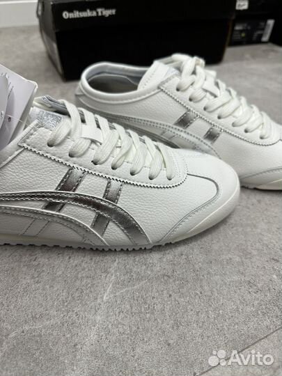 Onitsuka Tiger Mexico 66 White Silver Оригинал