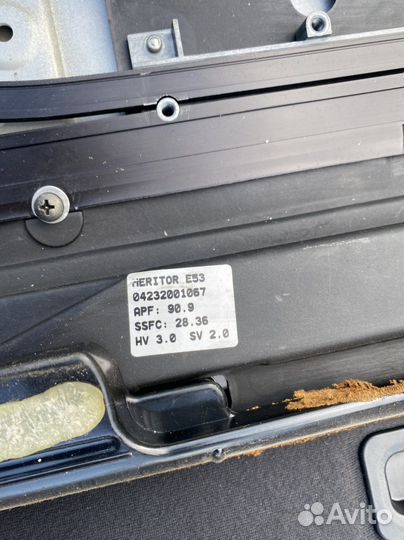 Крыша без люка BMW х5 е53