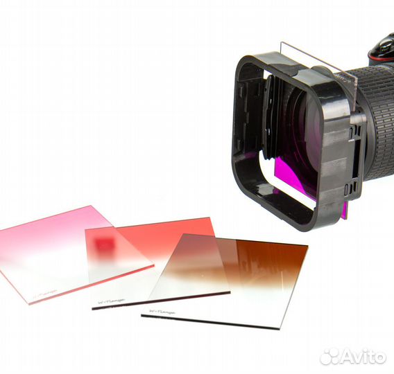 Светофильтр Zomei квадратный градиентный синий