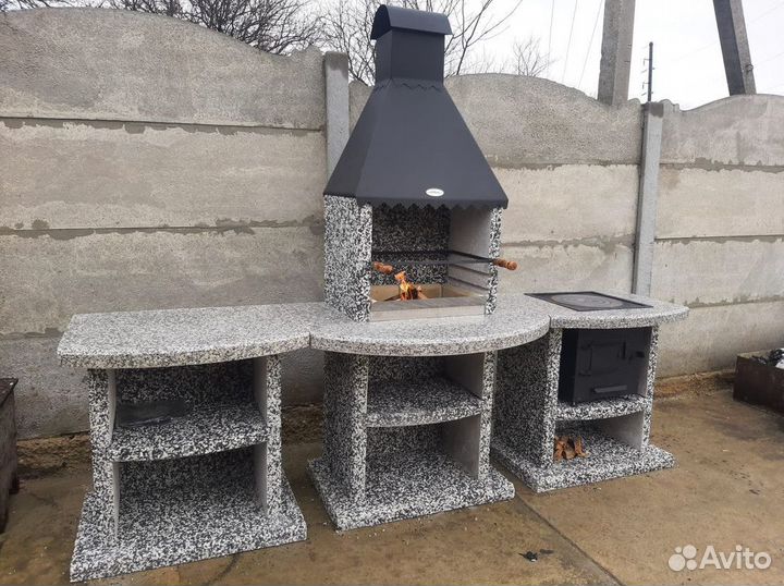 Барбекю Комфорт модульные угловые в наличии