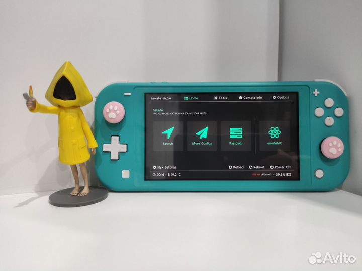 Nintendo Switch lite прошитая чип +128gb