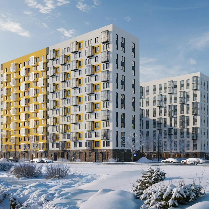 1-к. квартира, 35,1 м², 4/13 эт.