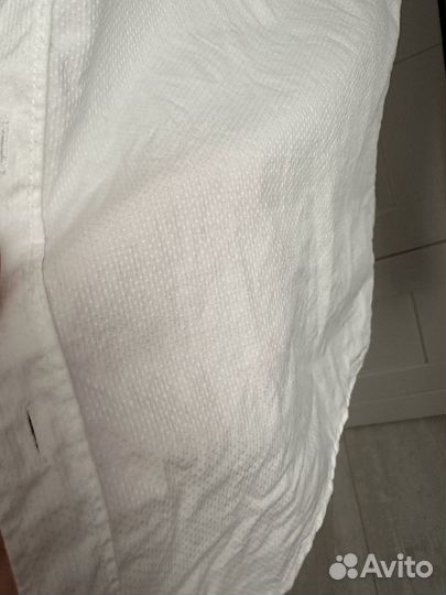 Белая рубашка мужская zara m