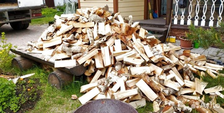 Дрова в укладку любого объема