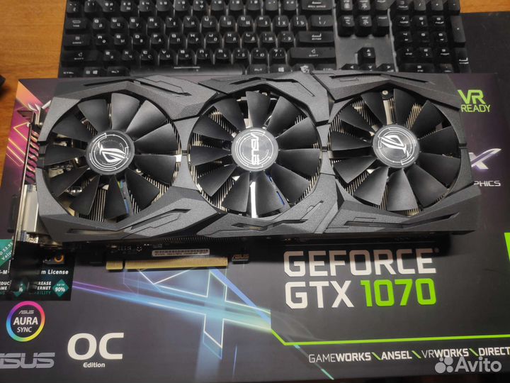 Asus rog strix GTX 1070
