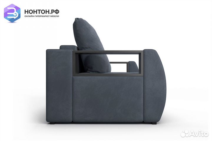 Диван еврокнижка Мальтида серый