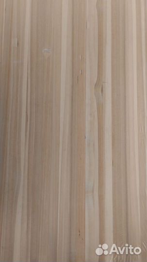 Щит мебельный, лиственница, сорт в, 40х600х3000мм