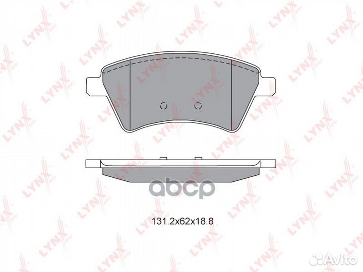 Колодки тормозные дисковые перед BD-6318 BD
