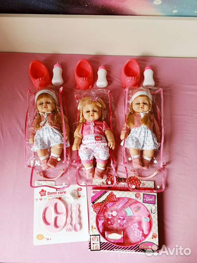 Кукла пупс Беби борн 39см Новая пьёт писает плачет