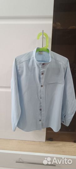 Школьная форма для мальчика(синяя) 140р