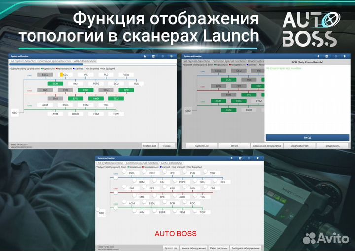 Лаунч launch x431 cars+track оригинал