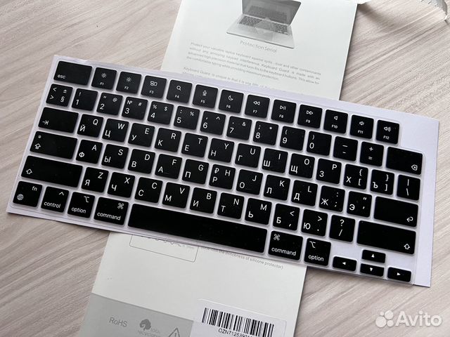 Русская клавиатура накладка Macbook air M2 купить в Москве ...