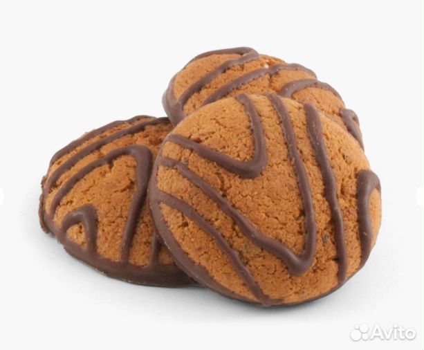 Опт - Печенье Полёт Овсяное Мини с Тёмной глазурью