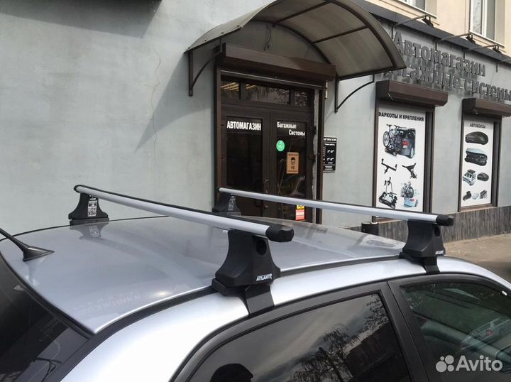 Багажник Атлант на крышу Ford Fiesta 2002-2008 эко