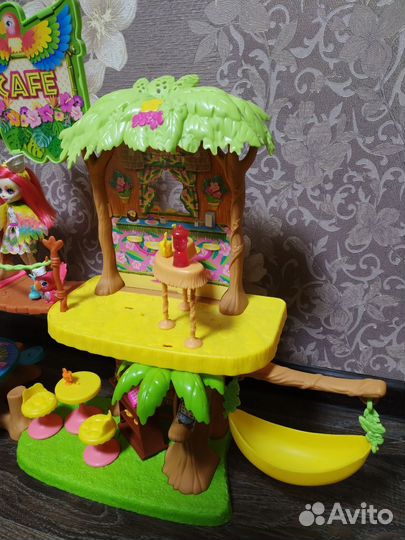 Набор Джунгли-кафе с куклой