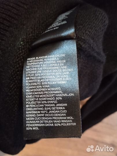 Кардиган чёрный шерсть, H&M