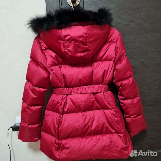 Пуховик для девочки 140