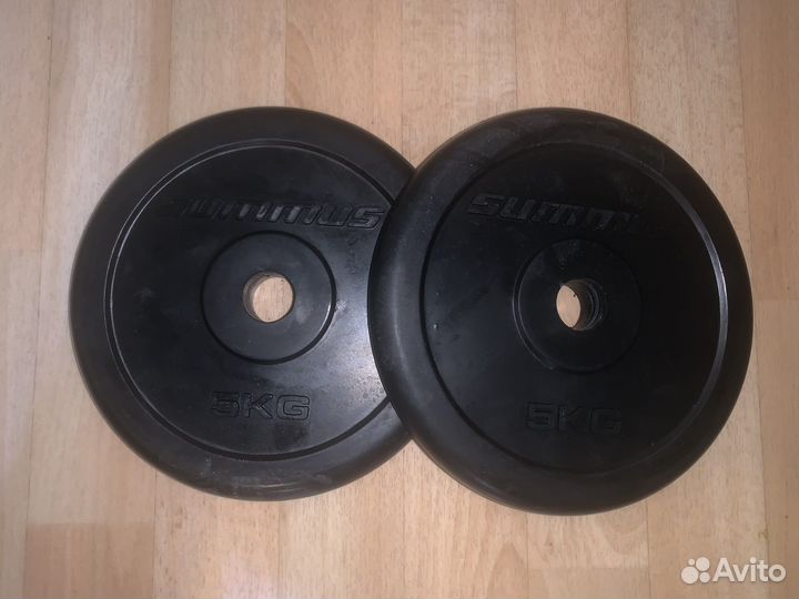 Новые блины для гантелей 5 кг