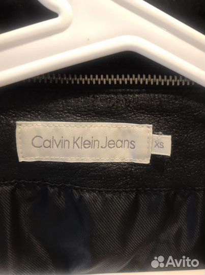 Пиджак кожанный (нат) Calvin Klein оригинал